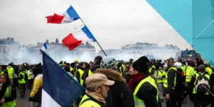 Personnes en manifestation à Paris