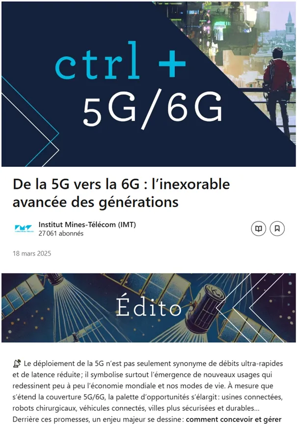 Aperçu du premier numéro de la newsletter ctrl+