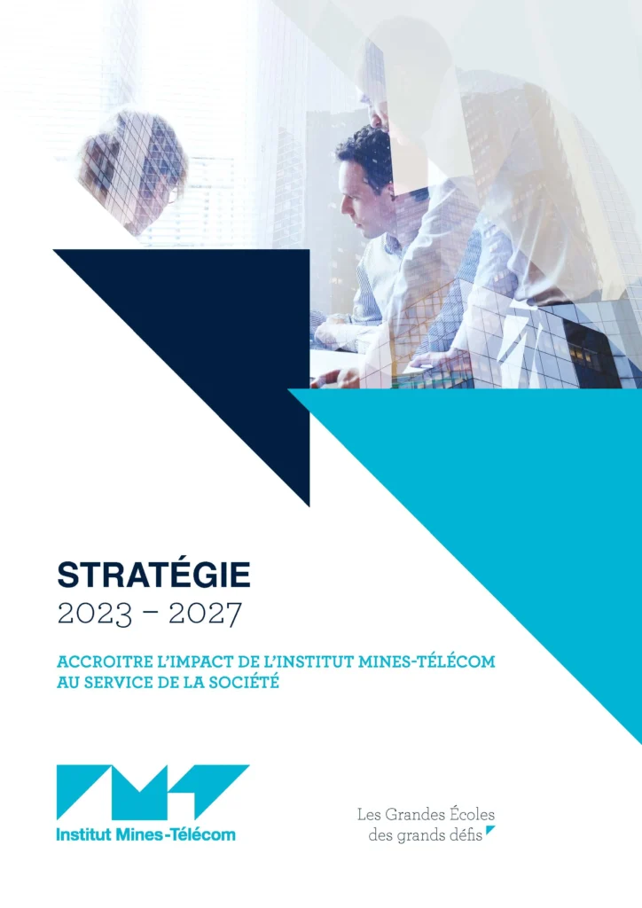 Page de couverture de la plaquette stratégie 2023 - 2027 (version complète)