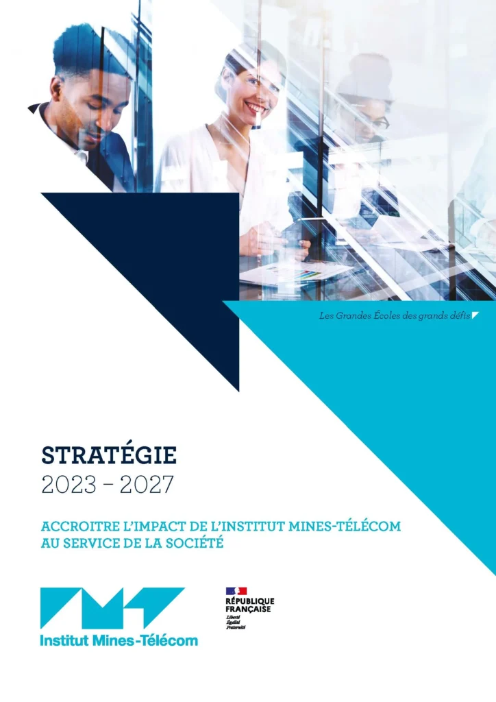 Page de couverture de la plaquette stratégie 2023 - 2027 (version courte)