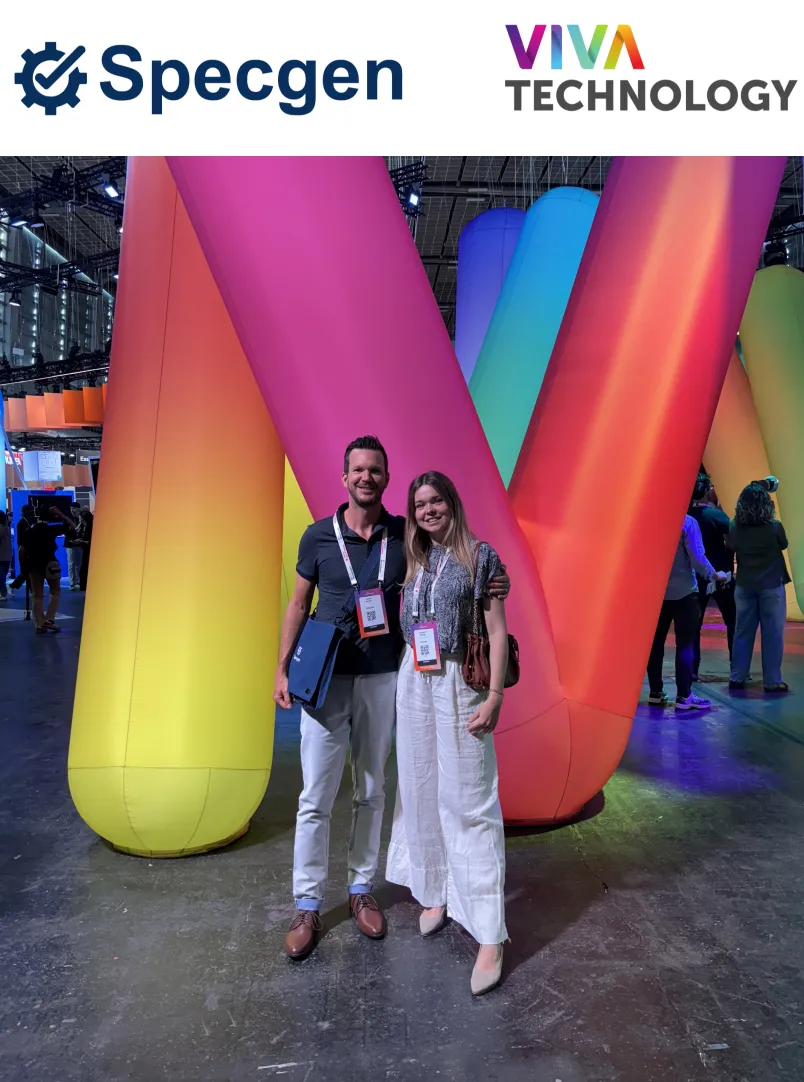Photo portrait de l'équipe specgen à VivaTech