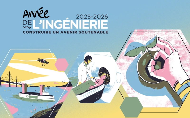 bannière promotionnelle de l'Année de l'ingénierie