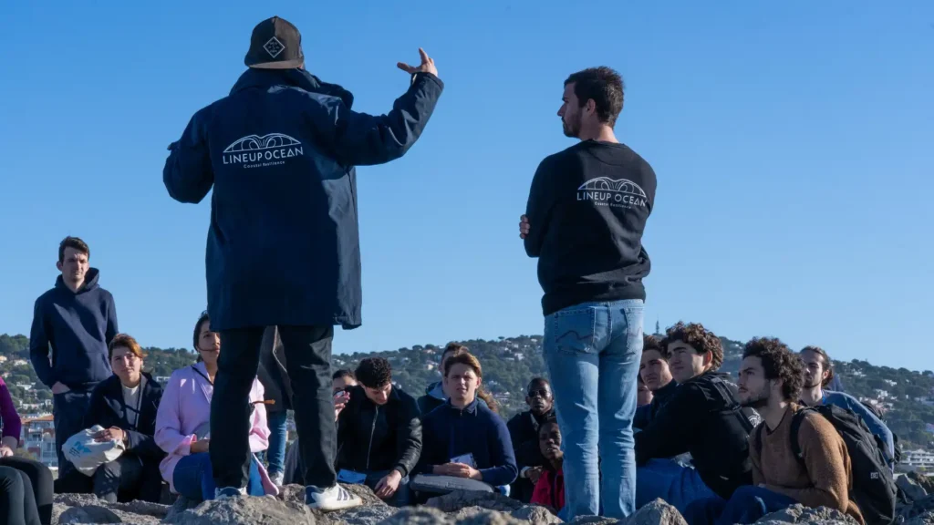 Sortie de terrain avec Lineup Océan