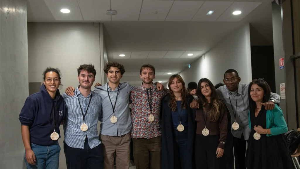 Photo de l'équipe lauréate