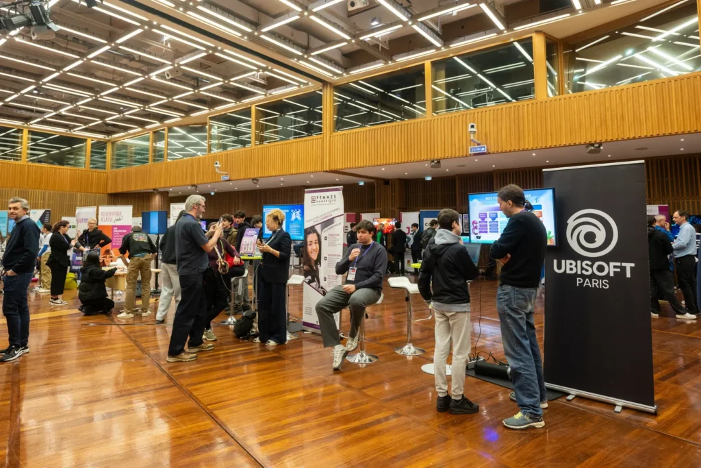 Photo du stand IMT lors de l'événement Cap sur le Numérique