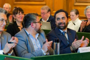 Stéphane Avril et Damien Texier lors de la cérémonie