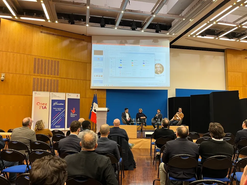 Table ronde lors de l'événement Les rencontres IA