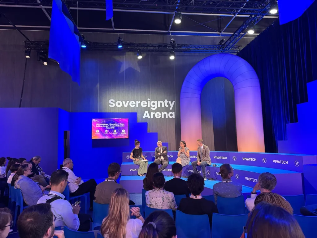 Table ronde sur la Sovereignty Stage à VivaTech 2026