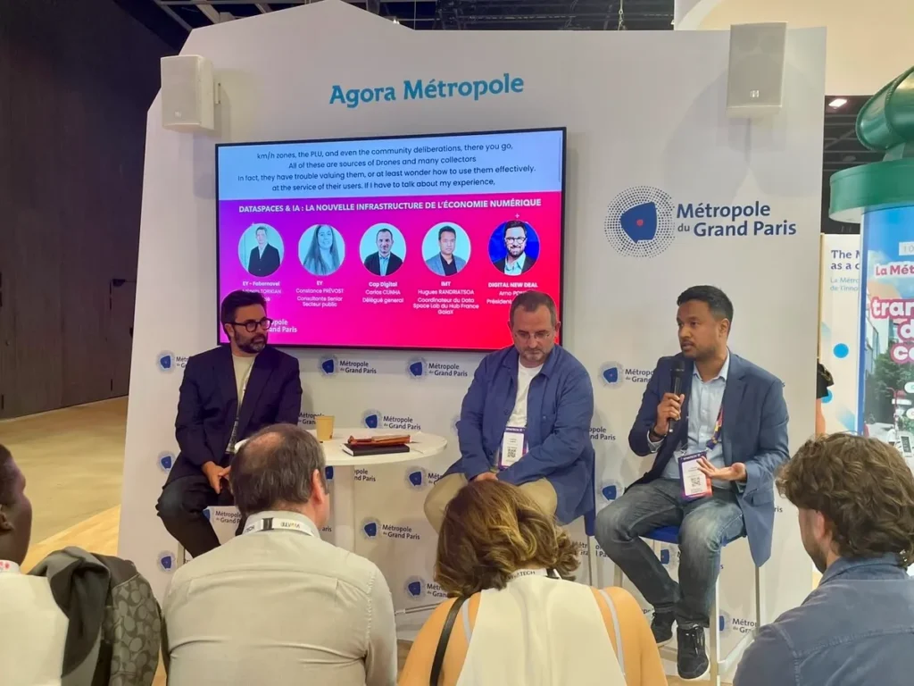Table ronde sur les dataspaces à VivaTech 2026.